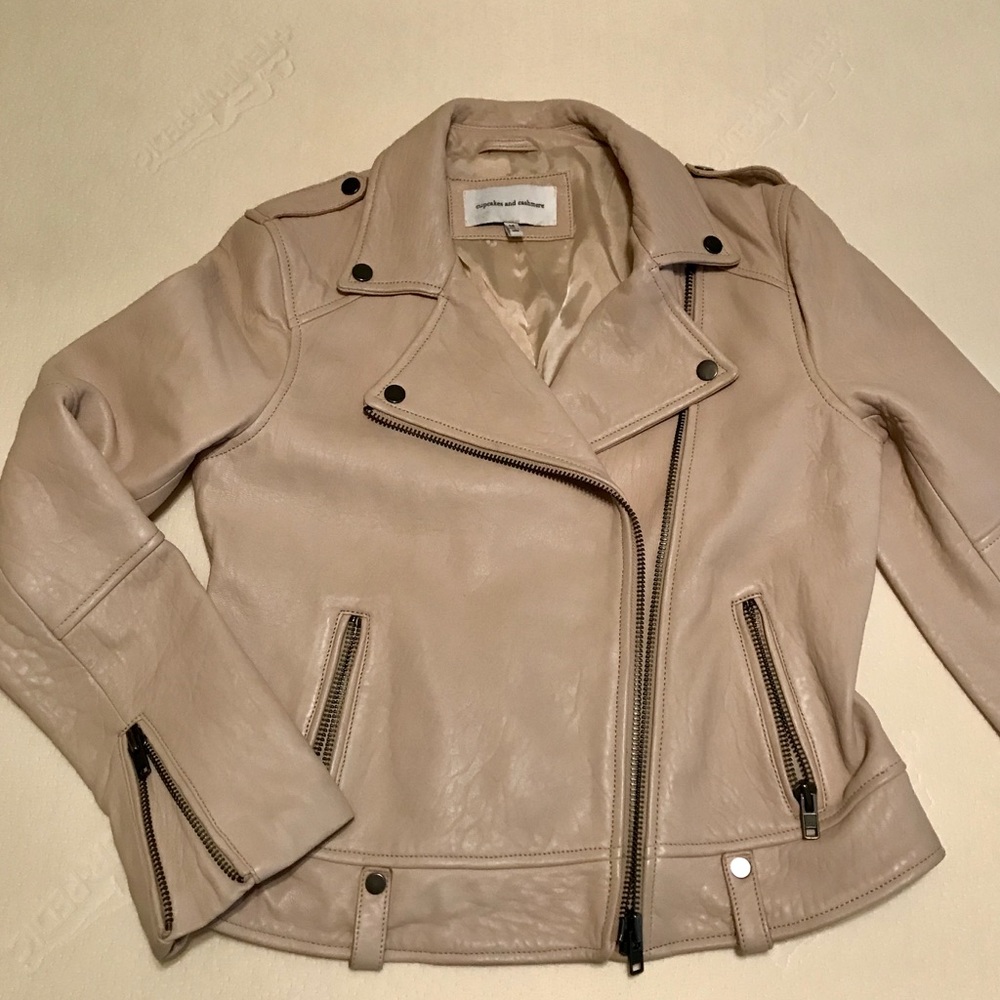 Cupcakes and Cashmere Women’s Leather jacket